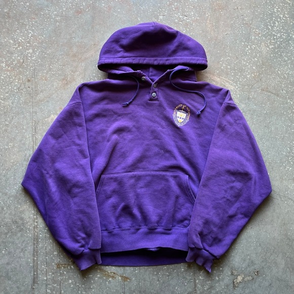 Russell Athletic Other - VTG LL Bean by Russell Athletic Sunfaded Purple Hoodie Sweatshirt XL Scranton